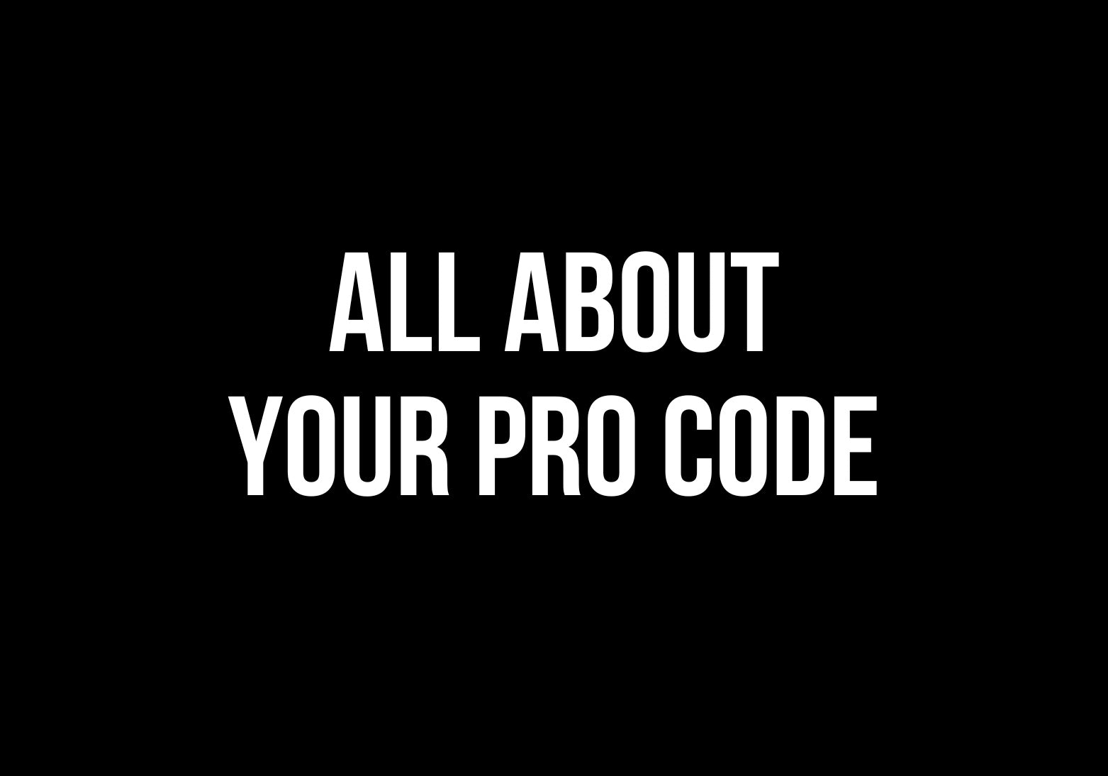 Pro Code